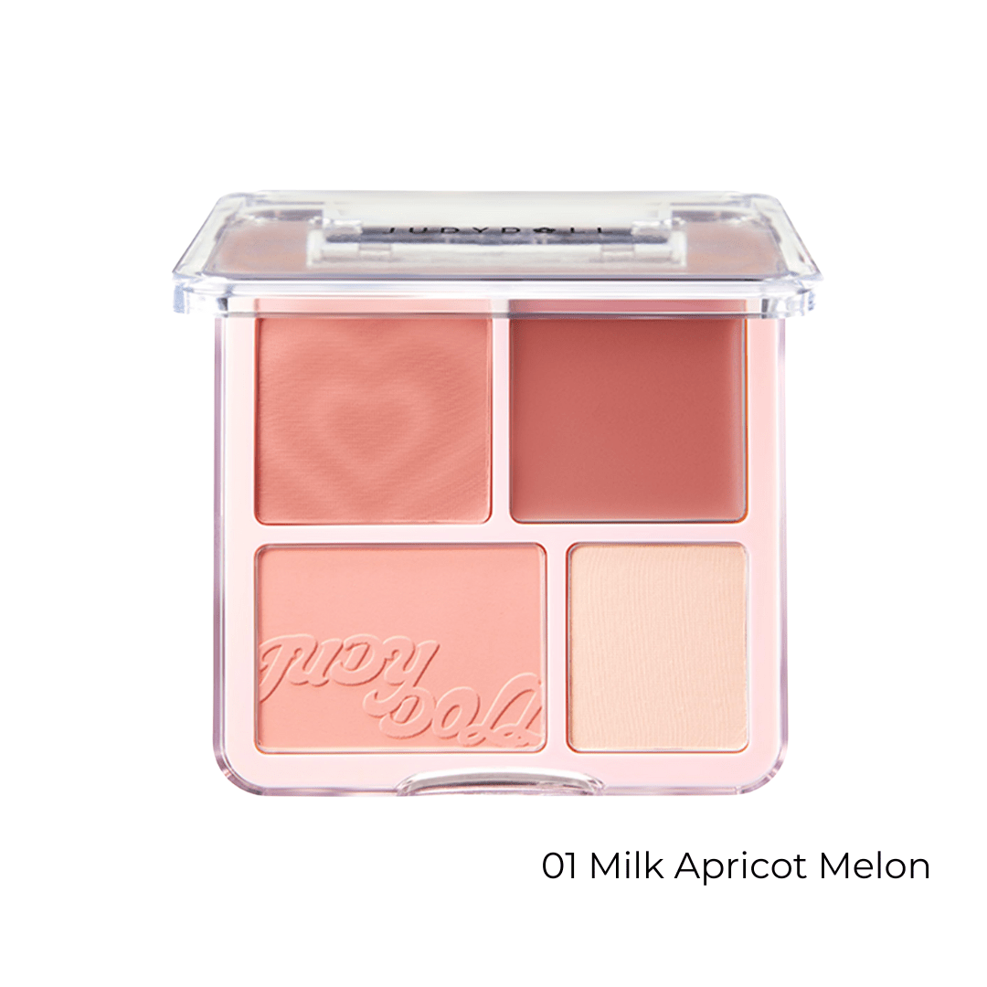 Judydoll 2 in 1 Blush Highlight Palette (3 Shades) by Judydoll – Blush