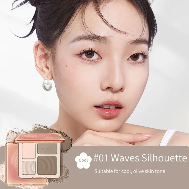 Judydoll 2 in 1 Highlighter Contour Palette (2 Styles) by Judydoll – Contour & Highlighter