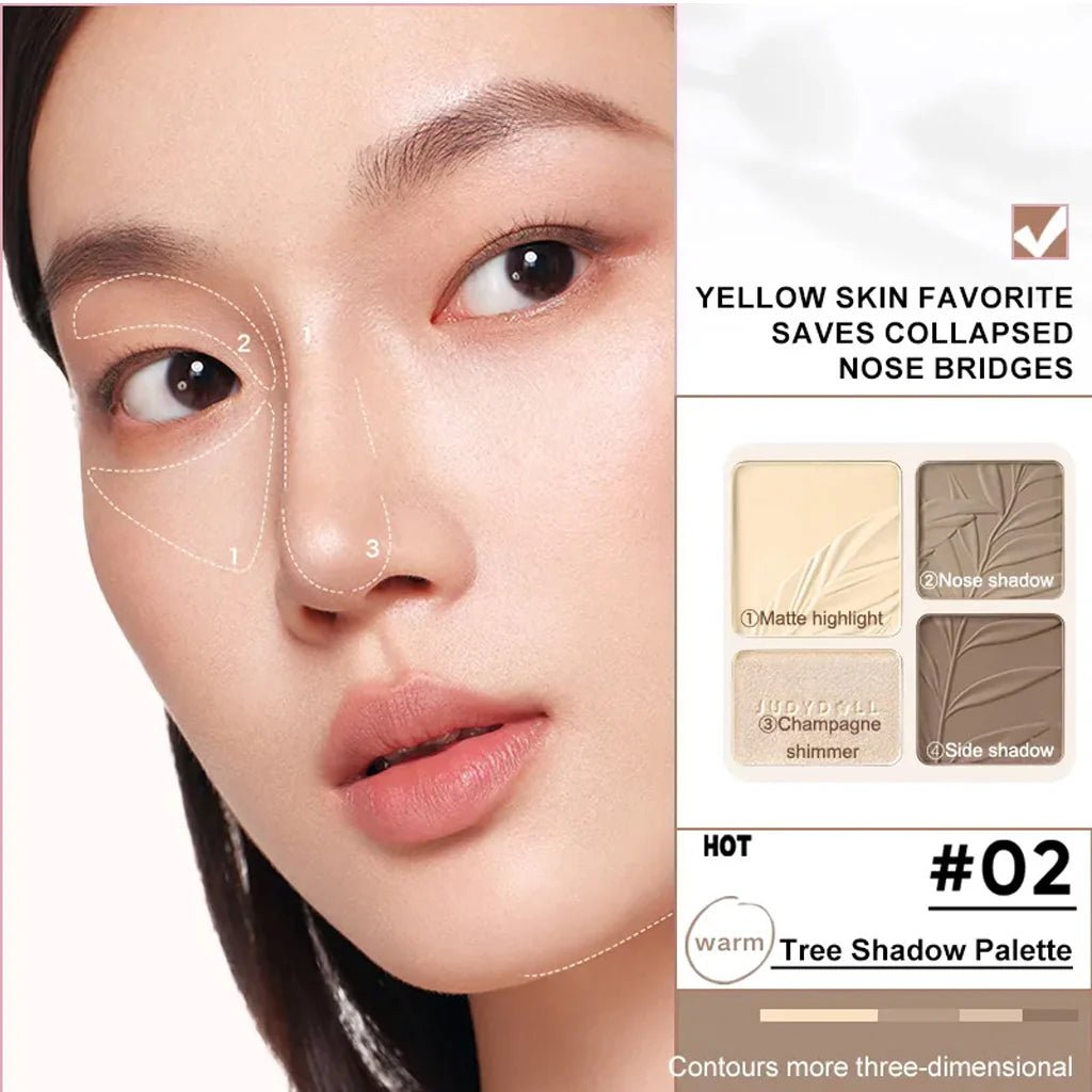 Judydoll 2 in 1 Highlighter Contour Palette (2 Styles) by Judydoll – Contour & Highlighter