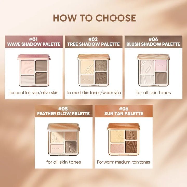 Judydoll 2 in 1 Highlighter Contour Palette by Judydoll – Contour & Highlighter