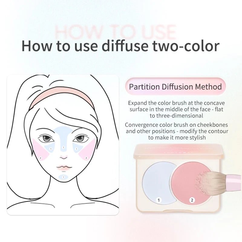 Judydoll Dual Color Combination Blush D11 by Judydoll – Blush