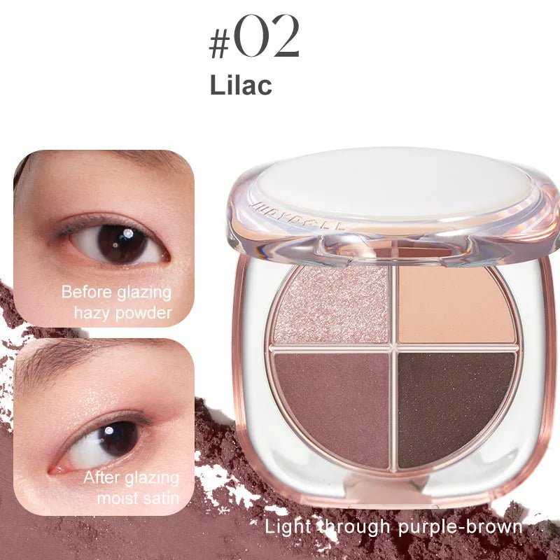 Judydoll Glazed Beauty 4 Shades Eyeshadow Palette (3 Colors) by Judydoll – Eye Shadow