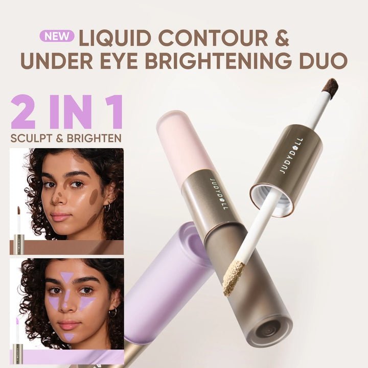 Judydoll Liquid Contour & Under Eye Brightening Duo by Judydoll – Contour & Highlighter