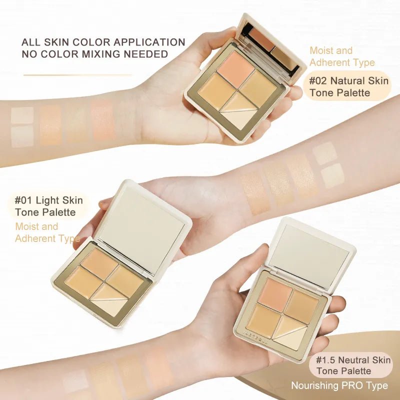 Judydoll Traceless Cloud Touch Concealer Palette (3 Shades) by Judydoll – Concealer