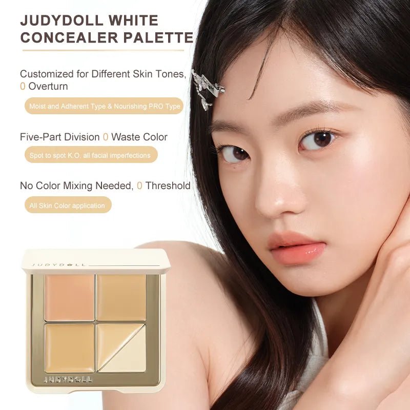 Judydoll Traceless Cloud Touch Concealer Palette (3 Shades) by Judydoll – Concealer