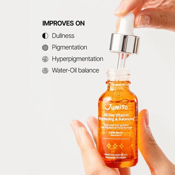 JUMISO All Day Vitamin Brightening & Balancing Facial Serum 30ml by Jumiso – Serum & Ampoule