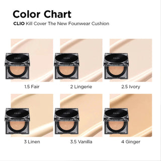 Kill Cover The New Founwear Cushion (3 shades) - Clio | Kiokii and...