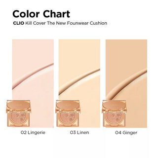 Kill Cover The New Founwear Cushion Set - Koshort In Seoul Edition (3 Shades) - Clio | Kiokii and...