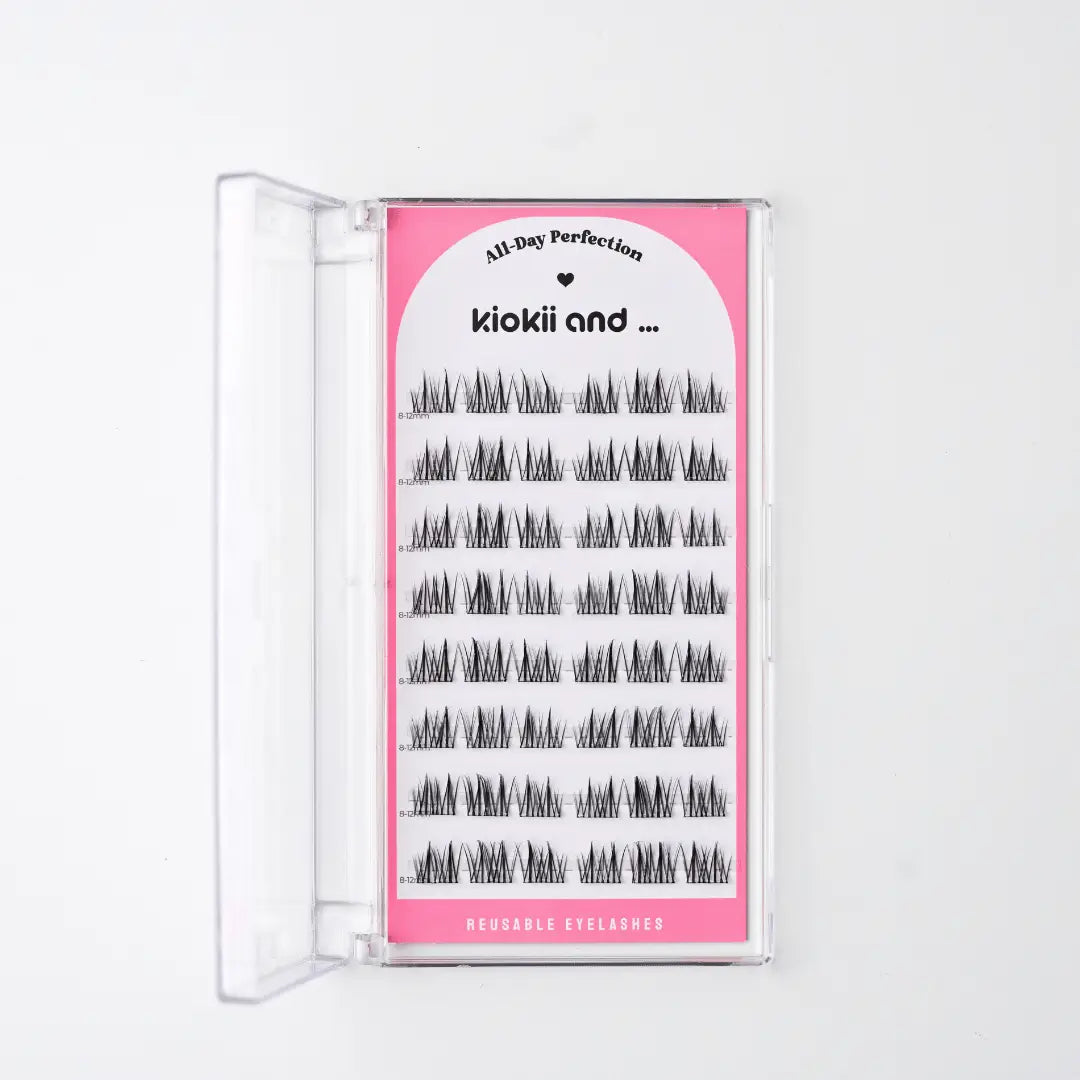 Kiokii Book Cluster Glue - Free Lashes - Silk Mirage 8mm - 12mm by Kiokii and... – False Lashes