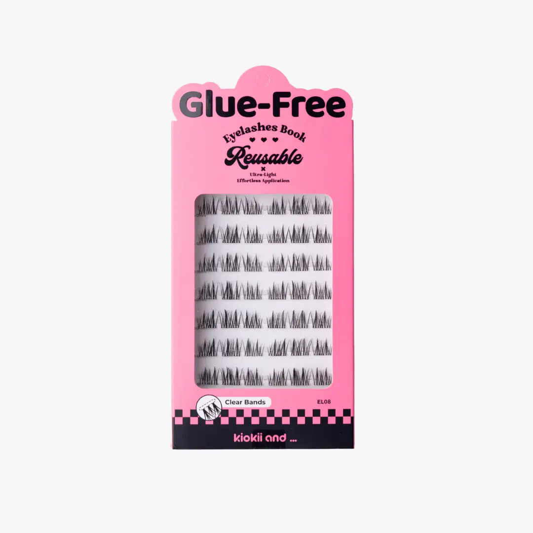 Kiokii Book Cluster Glue - Free Lashes - Silk Mirage 8mm - 12mm by Kiokii and... – False Lashes