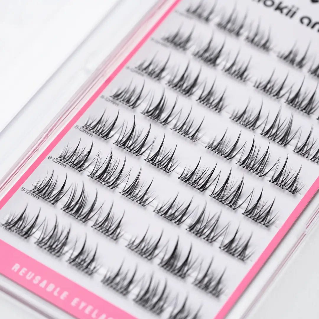Kiokii Book Cluster Glue - Free Lashes - Silk Mirage 8mm - 12mm by Kiokii and... – False Lashes