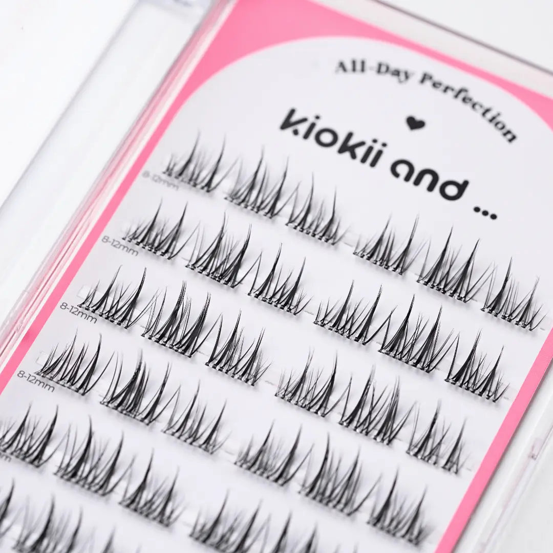 Kiokii Book Cluster Glue - Free Lashes - Silk Mirage 8mm - 12mm by Kiokii and... – False Lashes