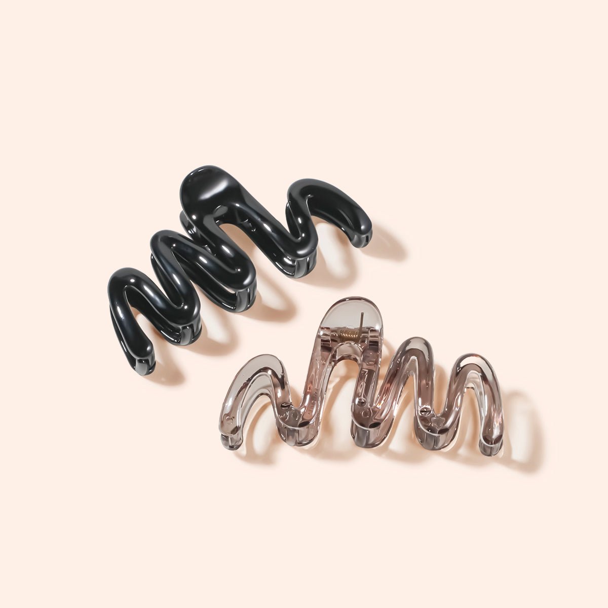 Arch14 Wavy Curve Claw Clip 1pc by Arch14 – Hair Accessories