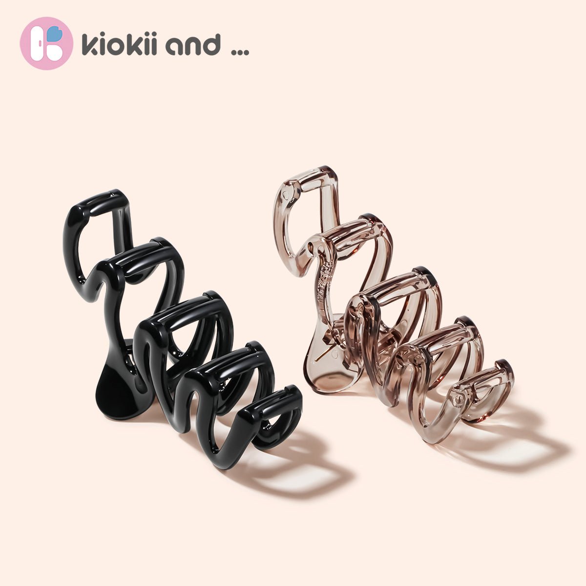 Arch14 Wavy Curve Claw Clip 1pc by Arch14 – Hair Accessories