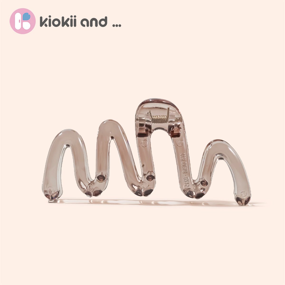 Arch14 Wavy Curve Claw Clip 1pc by Arch14 – Hair Accessories