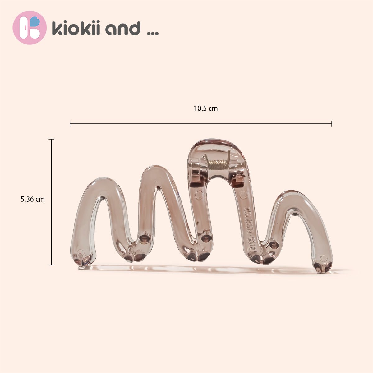 Arch14 Wavy Curve Claw Clip 1pc by Arch14 – Hair Accessories