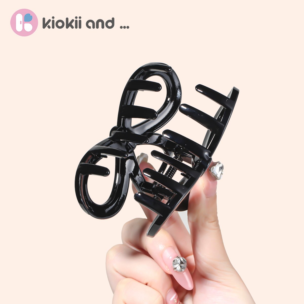 Arch14 Twist Bow Acrylic Claw Clip 1pc by Arch14 – Hair Accessories