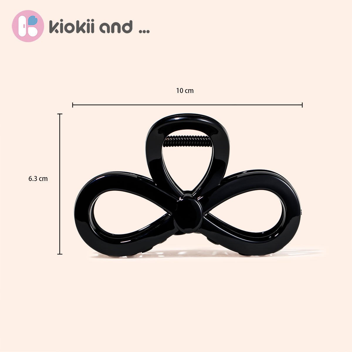 Arch14 Twist Bow Acrylic Claw Clip 1pc by Arch14 – Hair Accessories