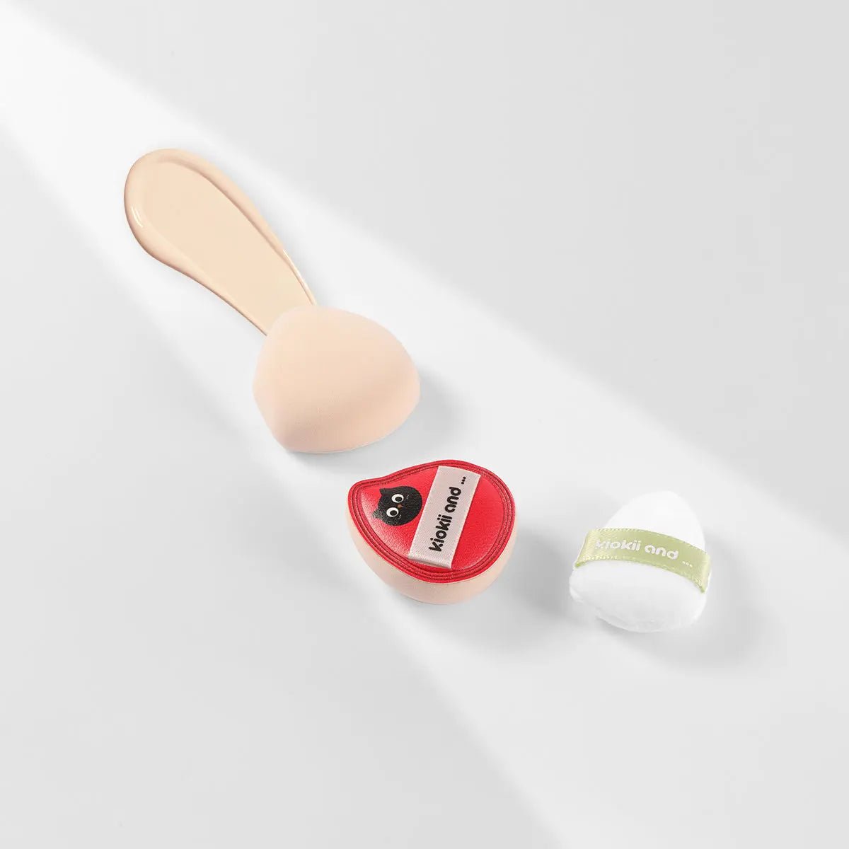Kiokii Cherry Cat Makeup Puffs Set 3pcs by Kiokii and... – Foundation Tools