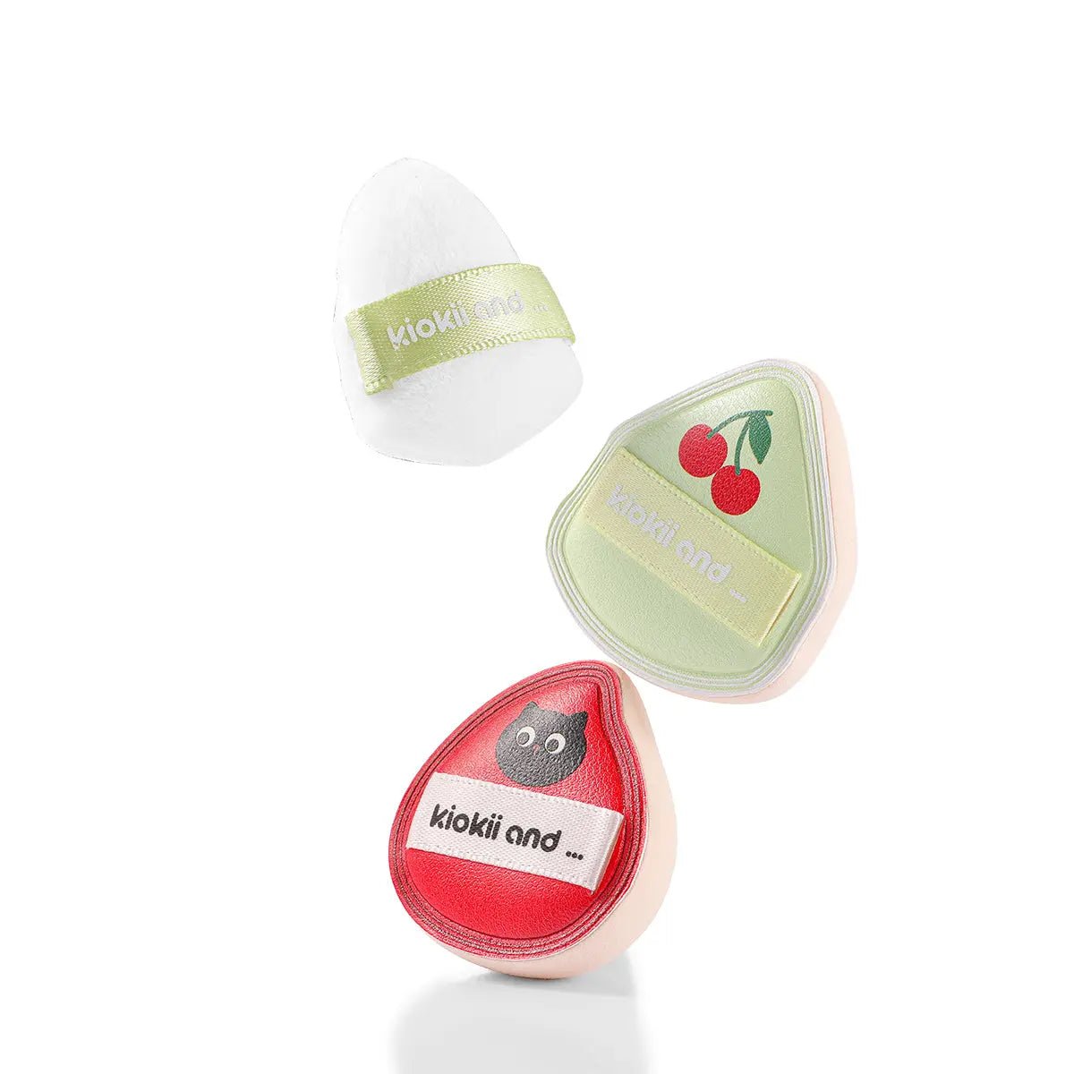 Kiokii Cherry Cat Makeup Puffs Set 3pcs by Kiokii and... – Foundation Tools