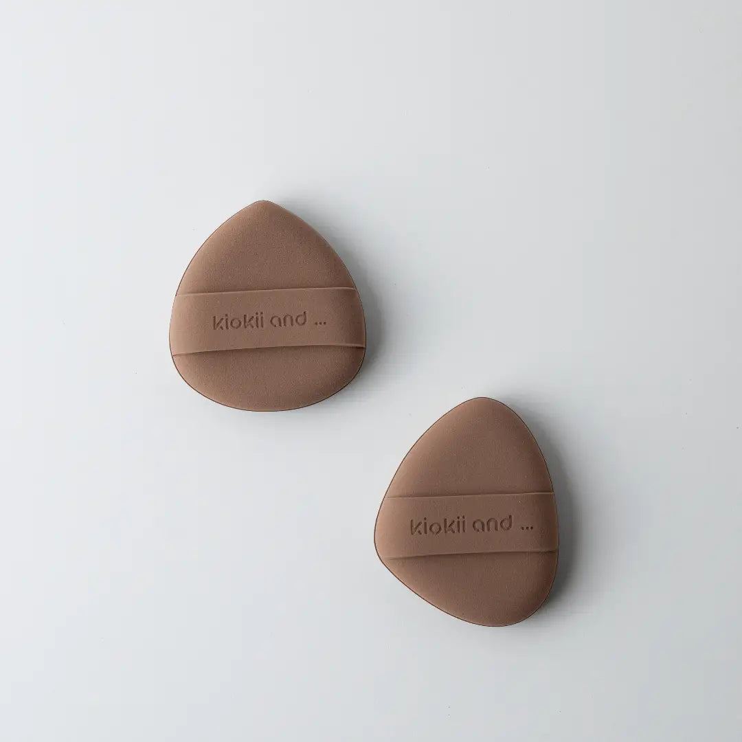 Kiokii Choco Marshmallow makeup puff set Powder Puff (set of 2) by Kiokii and... – Foundation Tools