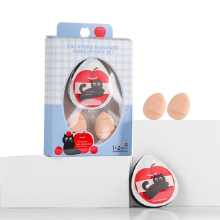 Kiokii Cute Cat Pattern Makeup Puffs Set 3pcs by Kiokii and... – Foundation Tools photo