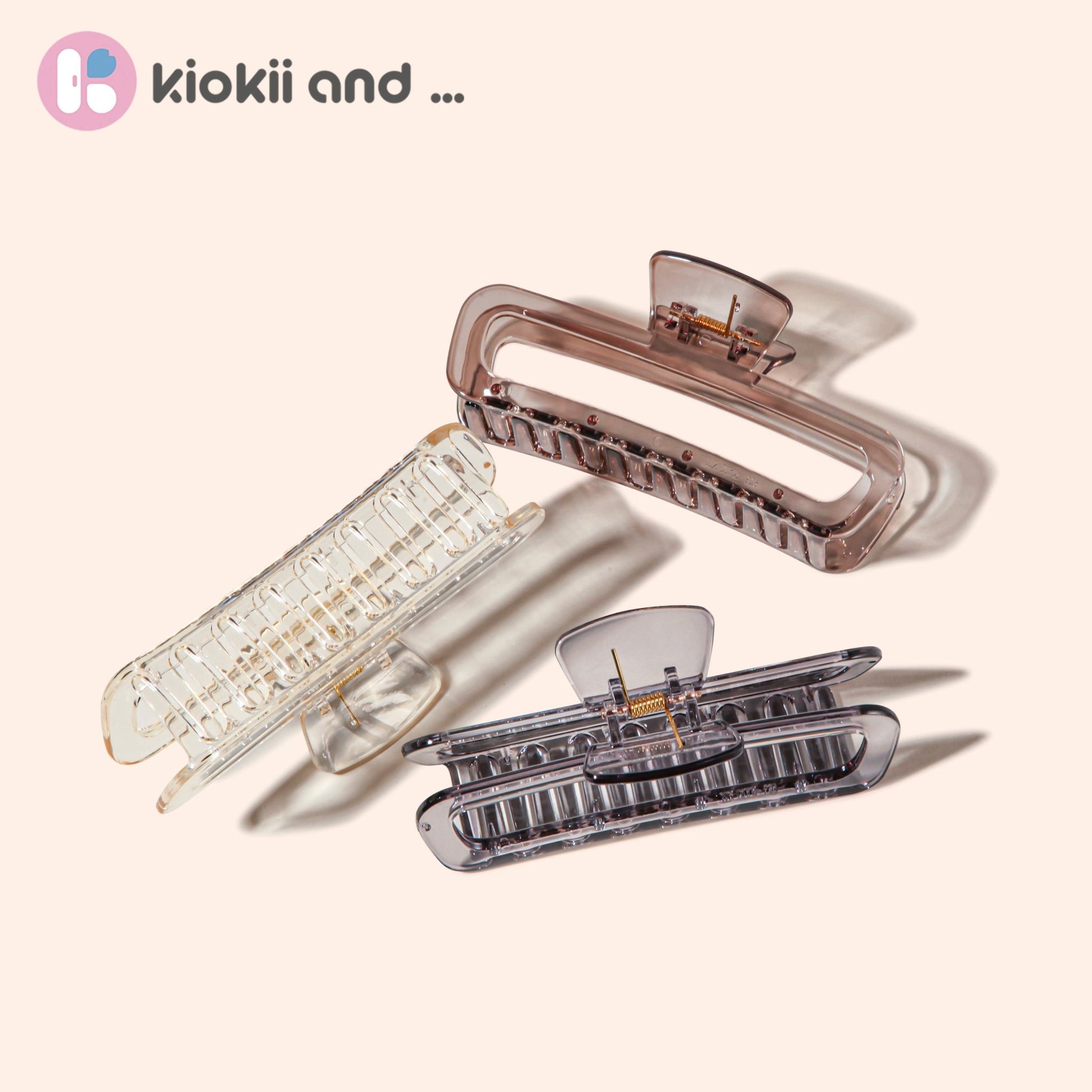 Arch14 Smoky Transparent Claw Clip 1pc by Arch14 – Hair Accessories