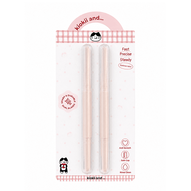 Kiokii Double Head Eyebrow Trimmer 2pcs by Kiokii and... – Beauty Tool