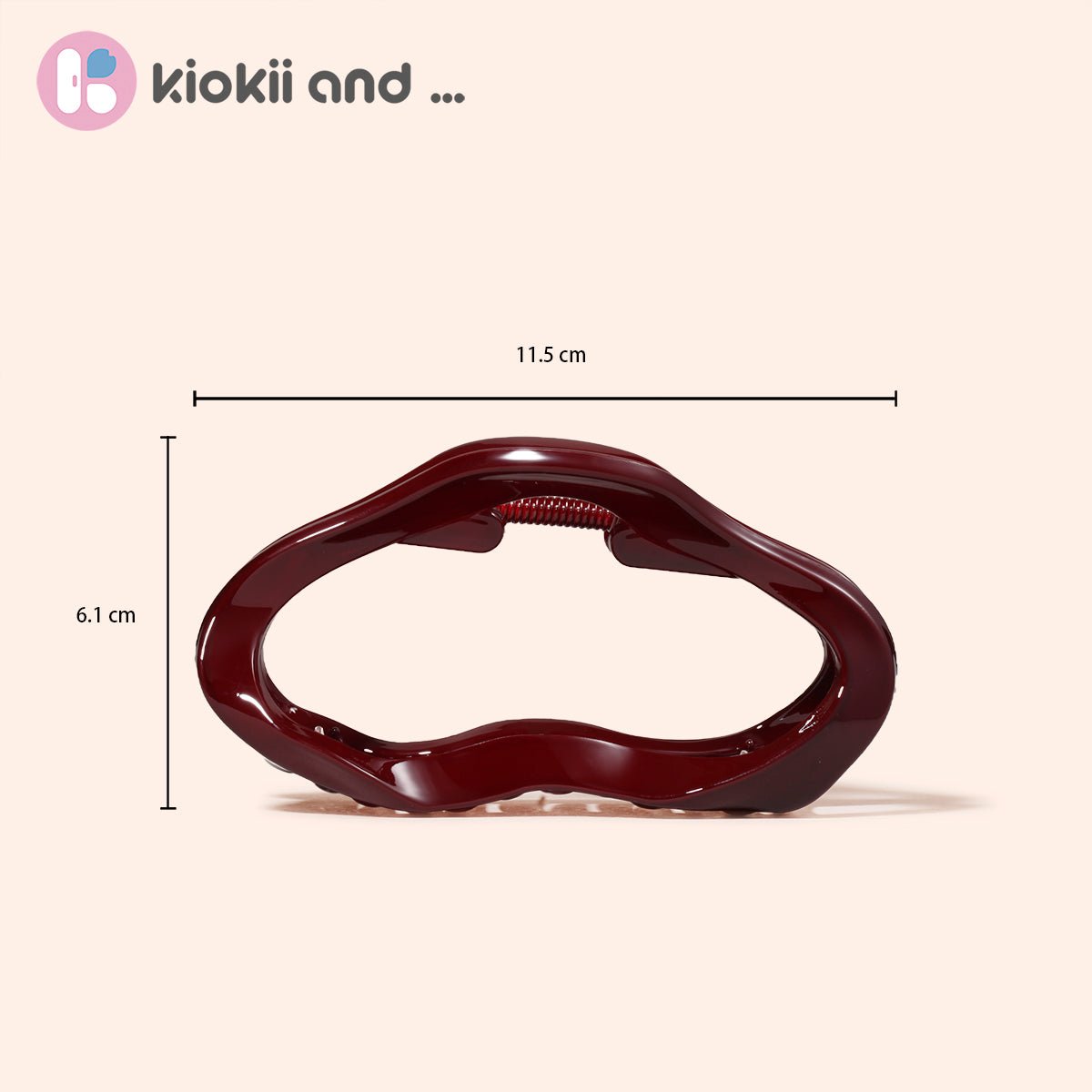Arch14 Wave Frame Claw Clip 1pc by Arch14 – Hair Accessories