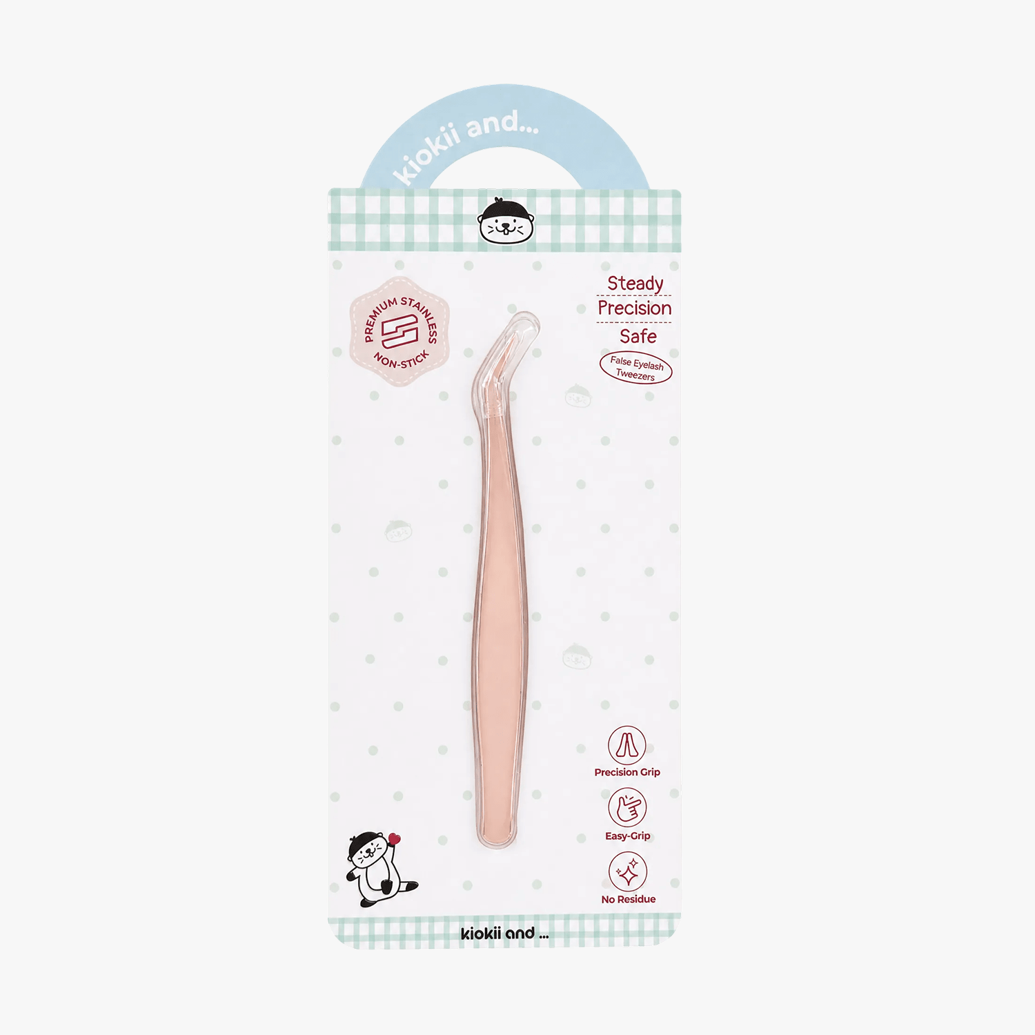 Kiokii Eyelash Tweezers 1pc by Kiokii and... – Beauty Tool