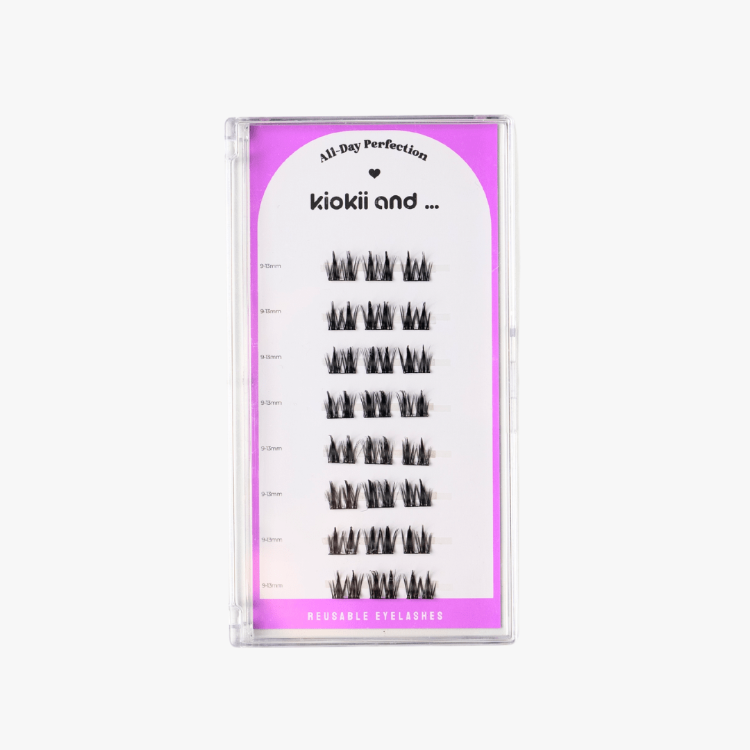 Kiokii Book Cluster Glue - Free Lashes - Airy Hold 9mm - 13mm by Kiokii and... – False Lashes