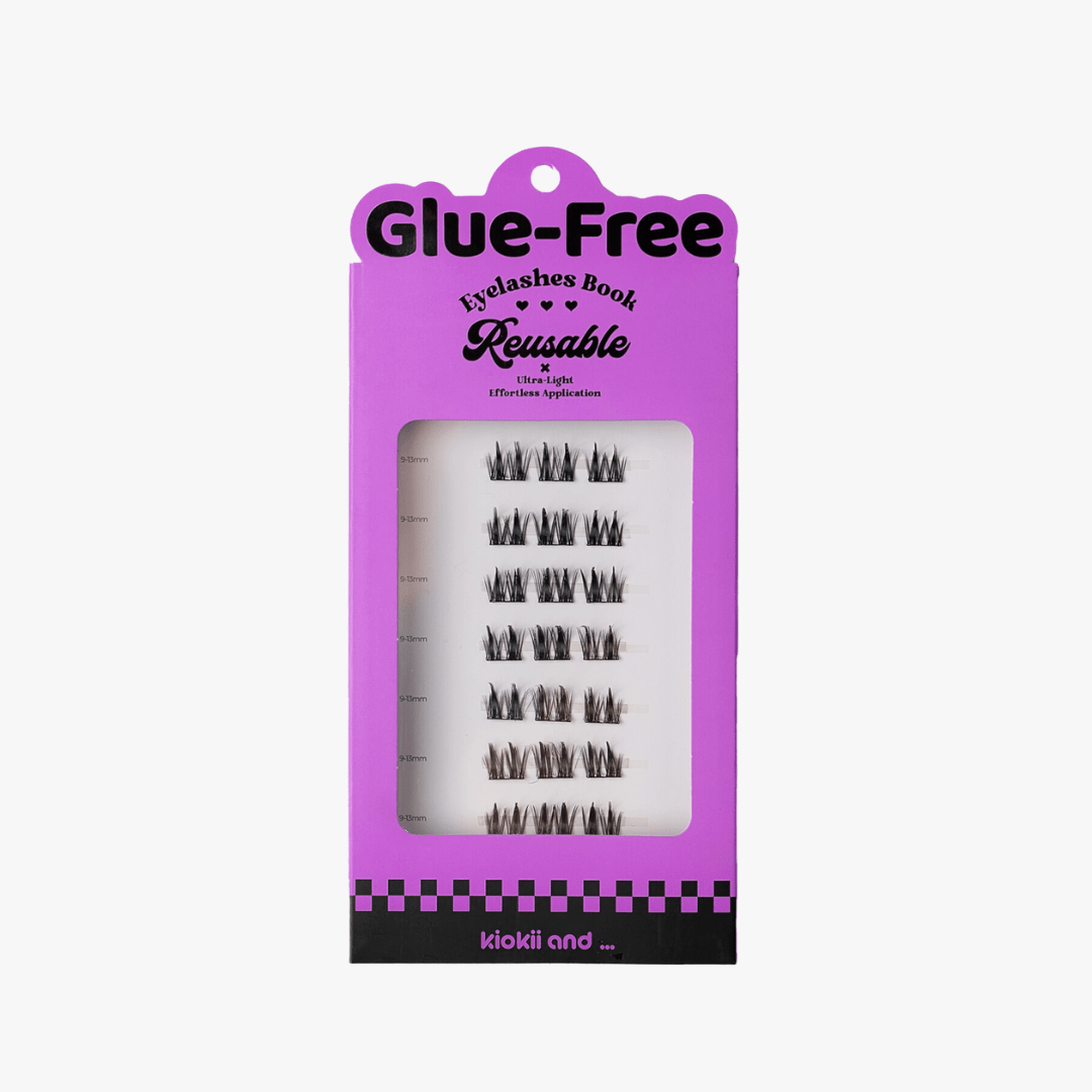 Kiokii Book Cluster Glue - Free Lashes - Airy Hold 9mm - 13mm by Kiokii and... – False Lashes