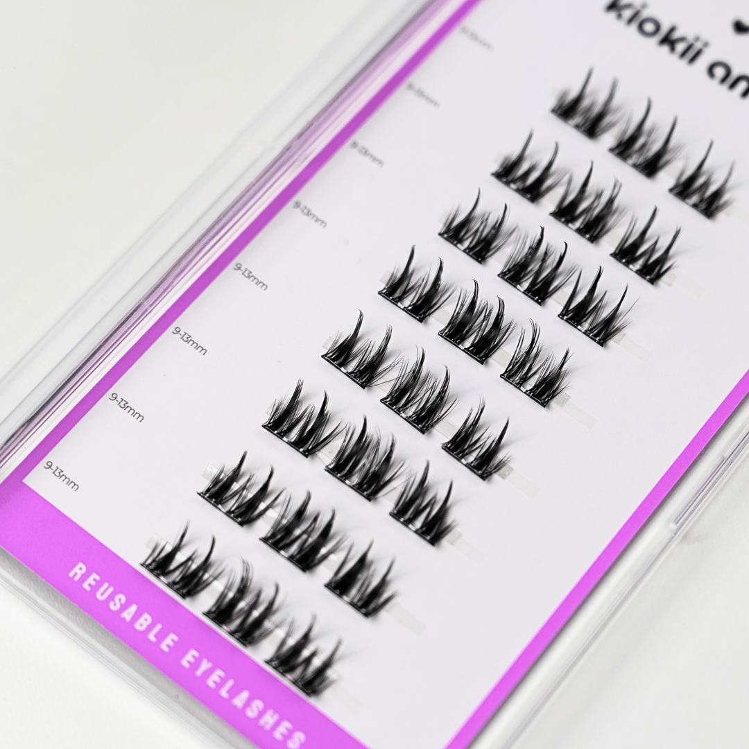 Kiokii Book Cluster Glue - Free Lashes - Airy Hold 9mm - 13mm by Kiokii and... – False Lashes