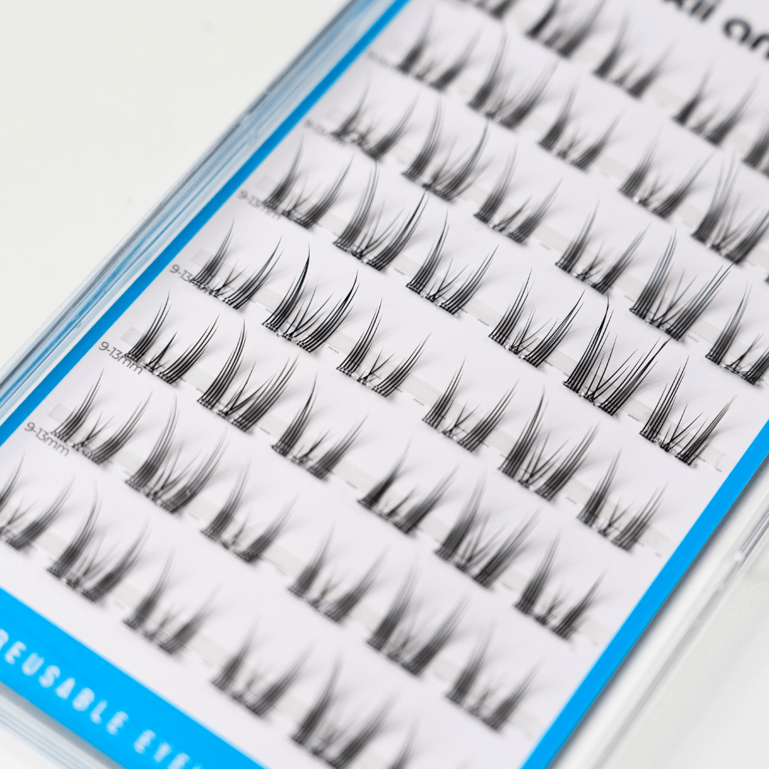 Kiokii Book Cluster Glue - Free Lashes - Feather Touch 9mm - 13mm by Kiokii and... – False Lashes