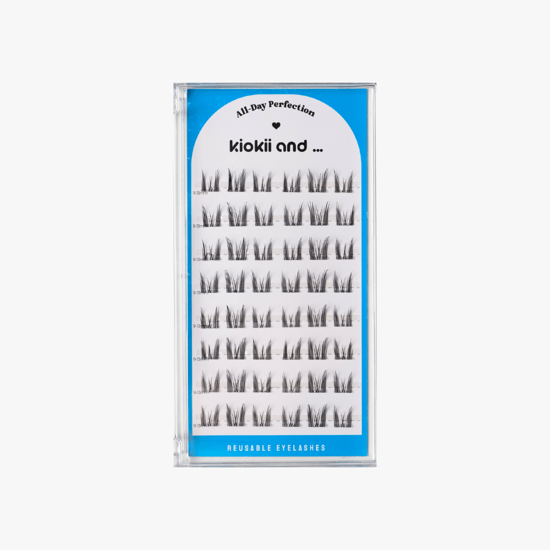 Kiokii Book Cluster Glue - Free Lashes - Feather Touch 9mm - 13mm by Kiokii and... – False Lashes