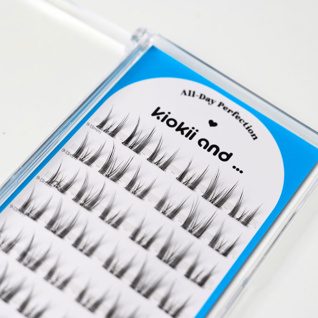 Kiokii Book Cluster Glue - Free Lashes - Feather Touch 9mm - 13mm by Kiokii and... – False Lashes