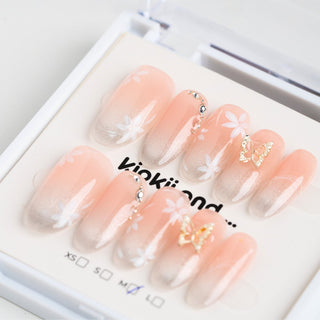 Kiokii Handmade Press - On Nails - Blush Elegance - Kiokii and... | Kiokii and...