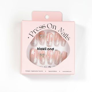 Kiokii Handmade Press - On Nails - Elegant Bloom Nail Set by Kiokii and... – Press - On Nails photo