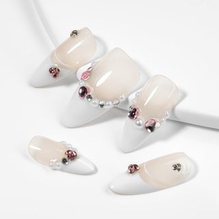 Kiokii Handmade Press - On Nails - Elegant Glitter Nails by Kiokii and... – Press - On Nails photo