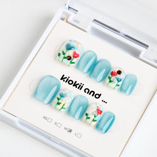 Kiokii Handmade Press - On Nails - Garden Bliss - Kiokii and... | Kiokii and...