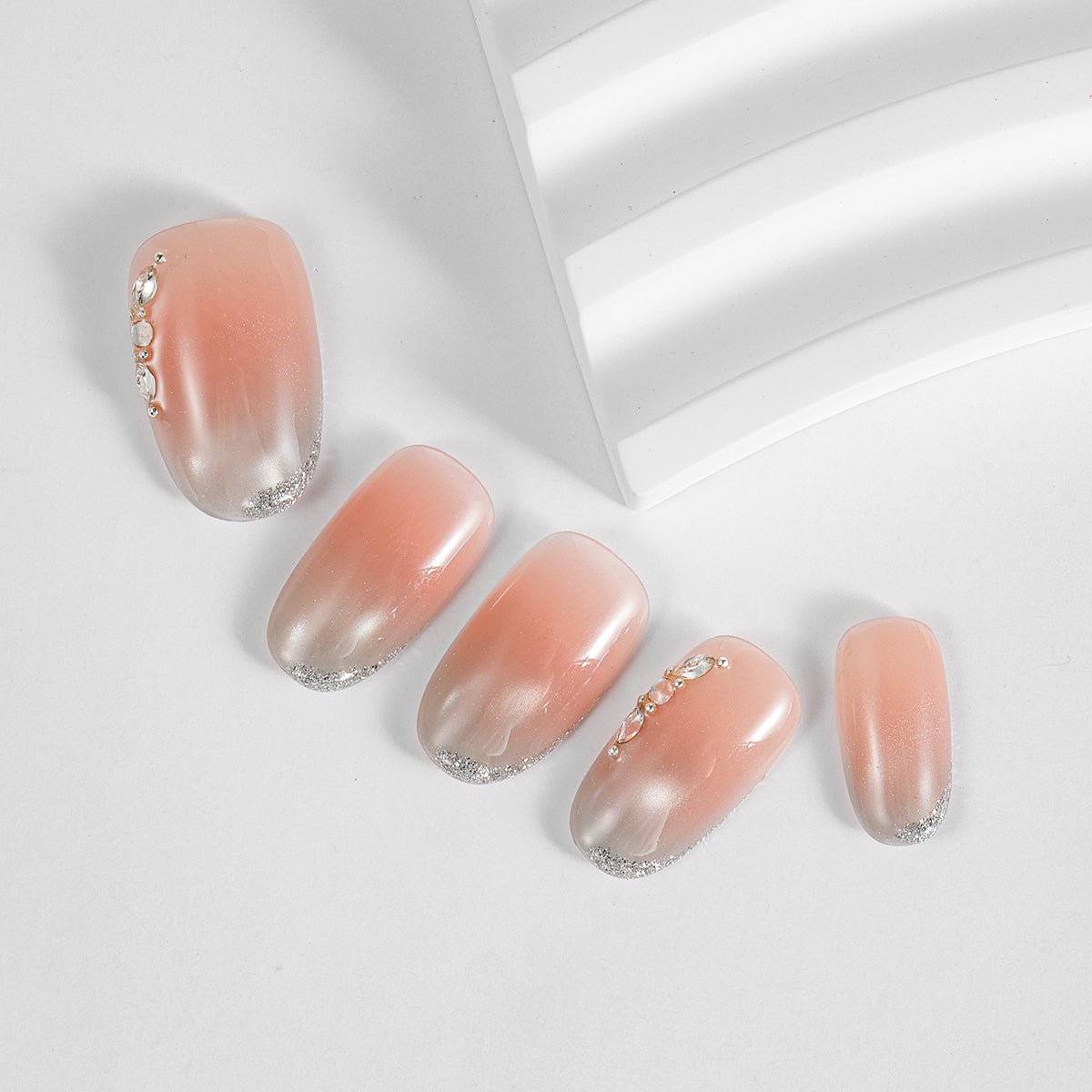 Kiokii Handmade Press - On Nails - Gentle Shiny by Kiokii and... – Nail Art