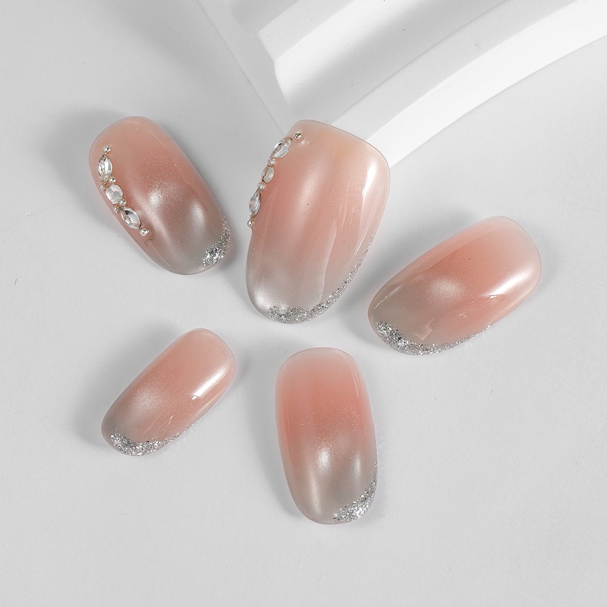 Kiokii Handmade Press - On Nails - Gentle Shiny by Kiokii and... – Nail Art