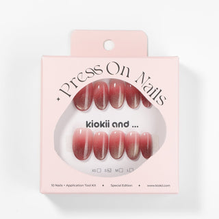 Kiokii Handmade Press - On Nails - GlamGlow Gradient Nails Set by Kiokii and... – Press - On Nails photo