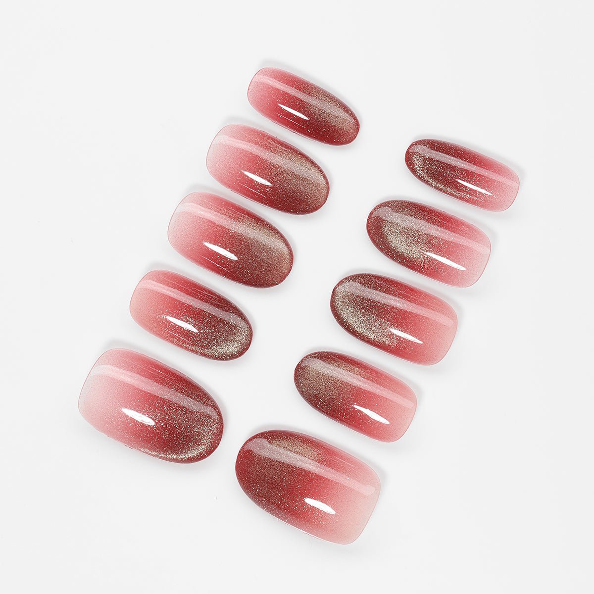 Kiokii Handmade Press - On Nails - GlamGlow Gradient Nails Set by Kiokii and... – Press - On Nails