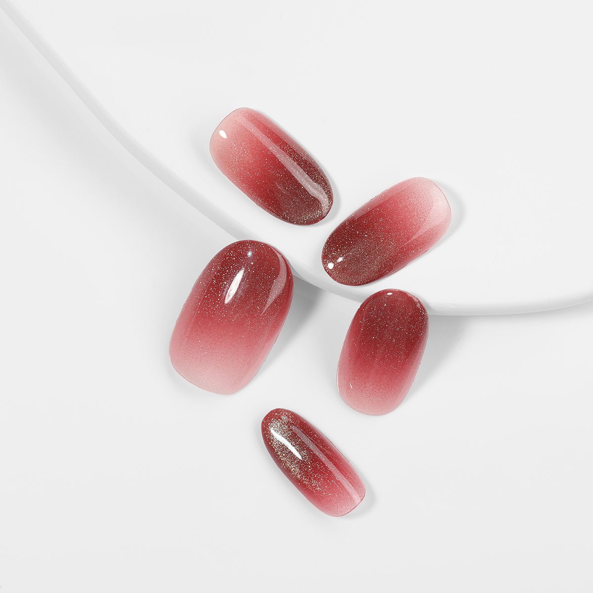 Kiokii Handmade Press - On Nails - GlamGlow Gradient Nails Set by Kiokii and... – Press - On Nails
