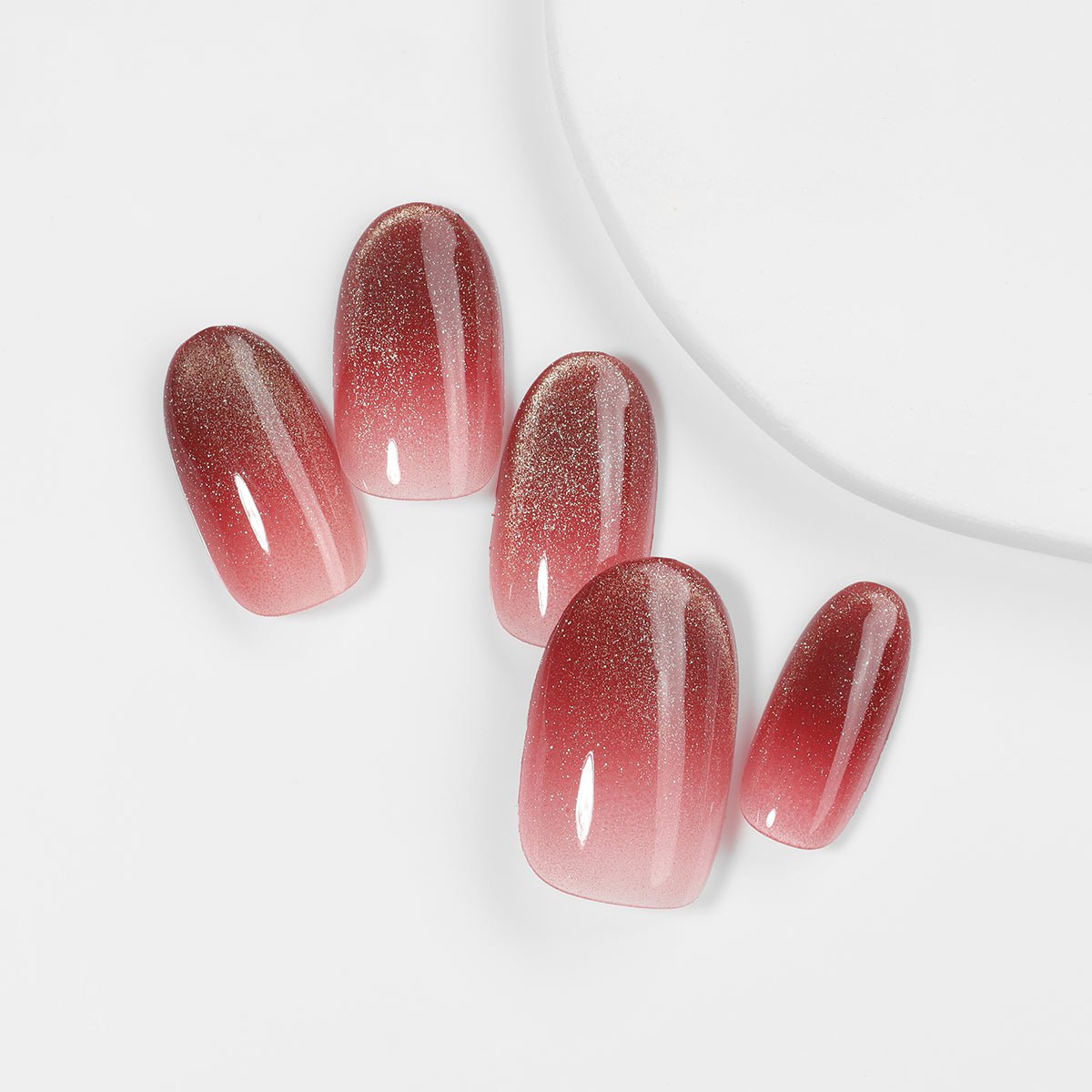 Kiokii Handmade Press - On Nails - GlamGlow Gradient Nails Set by Kiokii and... – Press - On Nails