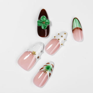 Kiokii Handmade Press - On Nails - Glamorous Bloom by Kiokii and... – Press - On Nails photo