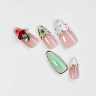 Kiokii Handmade Press - On Nails - Glamorous Bloom by Kiokii and... – Press - On Nails photo