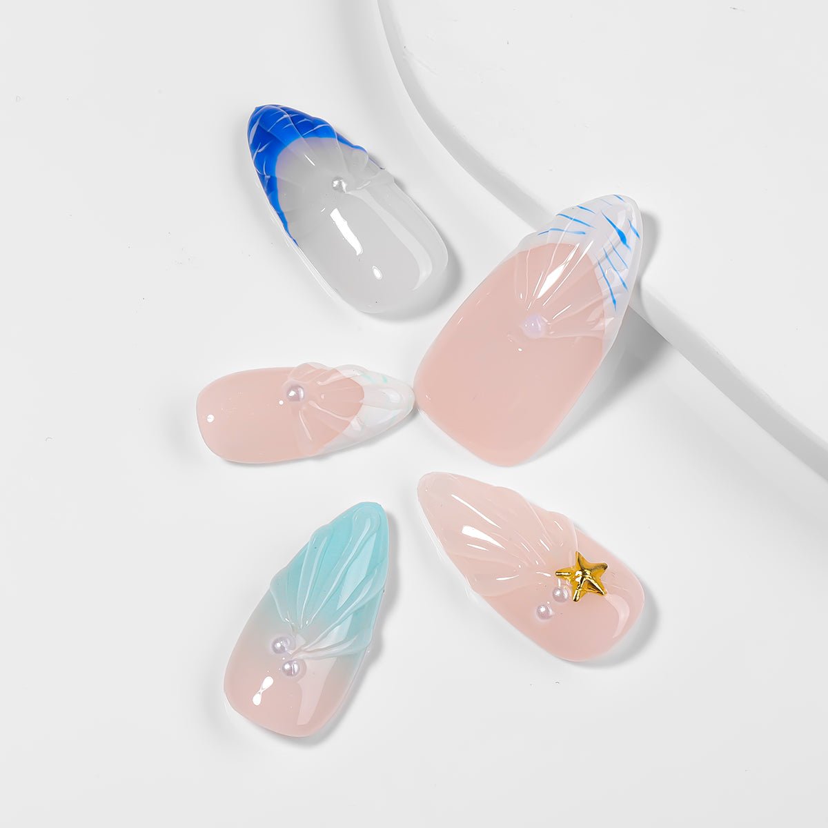 Kiokii Handmade Press - On Nails - GlamShine by Kiokii and... – Press - On Nails