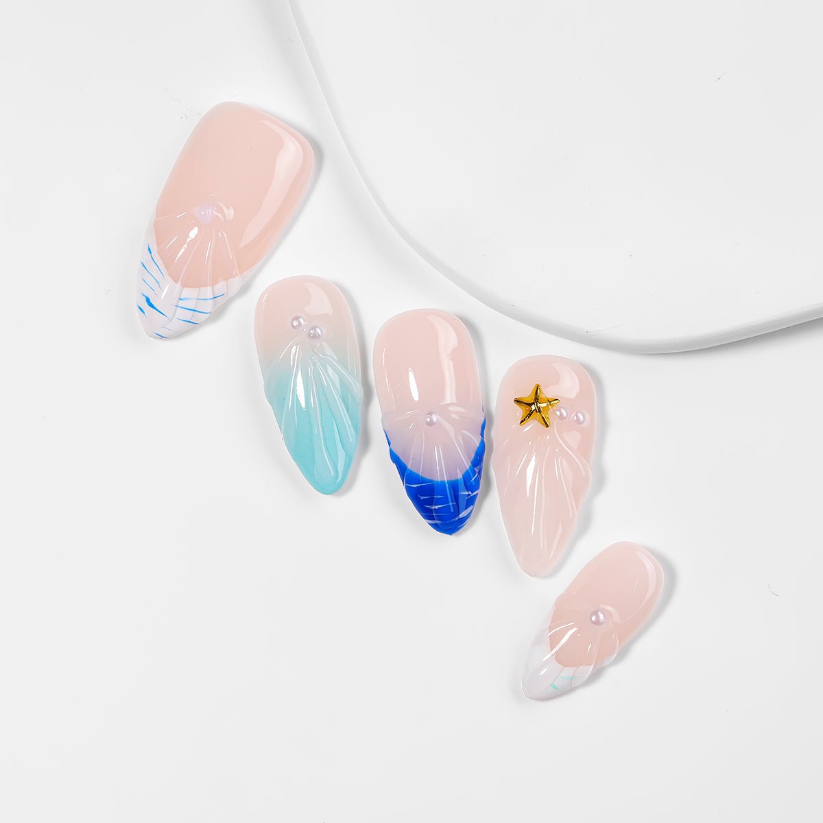 Kiokii Handmade Press - On Nails - GlamShine by Kiokii and... – Press - On Nails